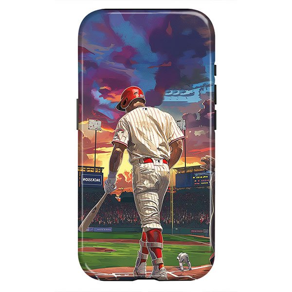 Custom Baseball Phone Case for iPhone - Personalized Your Name and Number - Philadelphia Design - Image 4