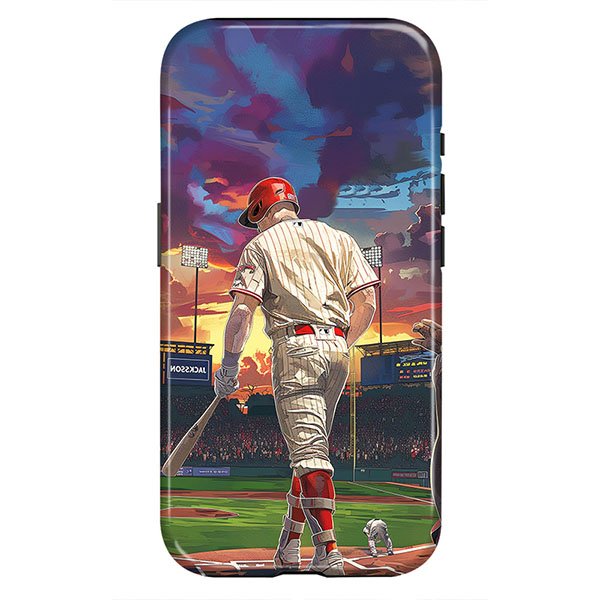 Custom Baseball Phone Case for iPhone - Personalized Your Name and Number - Philadelphia Design - Image 5