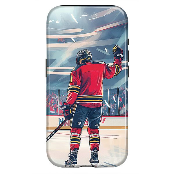 Custom Hockey Phone Case for iPhone - Personalized Your Name and Number - Chicago Design - Image 4