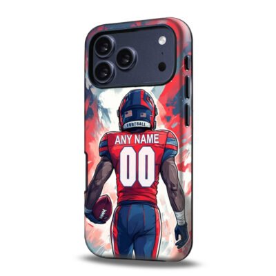 Custom Collge Football Phone Case for iPhone - Personalized Your Name and Number - Florida Design