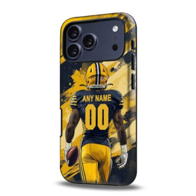 Custom Collge Football Phone Case for iPhone - Personalized Your Name and Number - Georgia Design