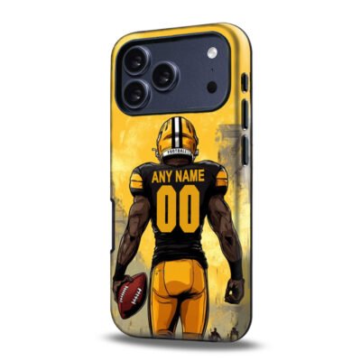 Custom Collge Football Phone Case for iPhone - Personalized Your Name and Number - Louisiana Design