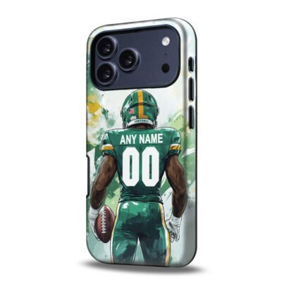 Custom Collge Football Phone Case for iPhone - Personalized Your Name and Number - Hawaii Design