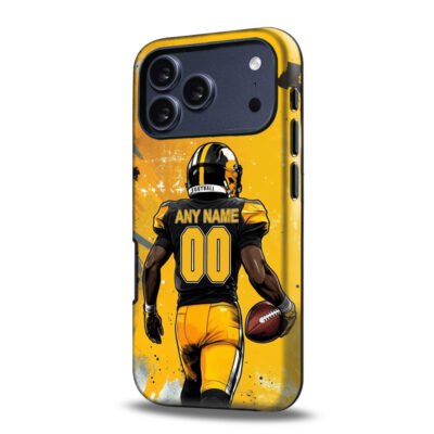Custom Collge Football Phone Case for iPhone - Personalized Your Name and Number - Kennesaw Design