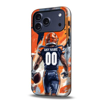 Custom Collge Football Phone Case for iPhone - Personalized Your Name and Number - Alabama Design