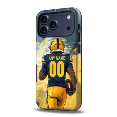 Custom Collge Football Phone Case for iPhone - Personalized Your Name and Number - Arizona Design