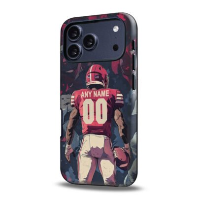 Custom Collge Football Phone Case for iPhone - Personalized Your Name and Number - California Design