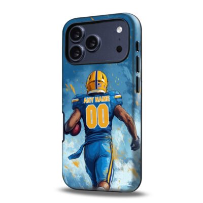 Custom Collge Football Phone Case for iPhone - Personalized Your Name and Number - Los Angeles  Design