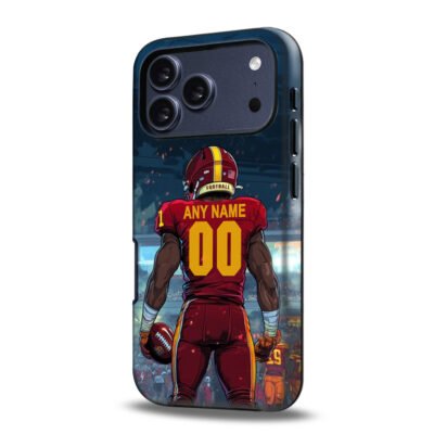 Custom Collge Football Phone Case for iPhone - Personalized Your Name and Number - California  Design
