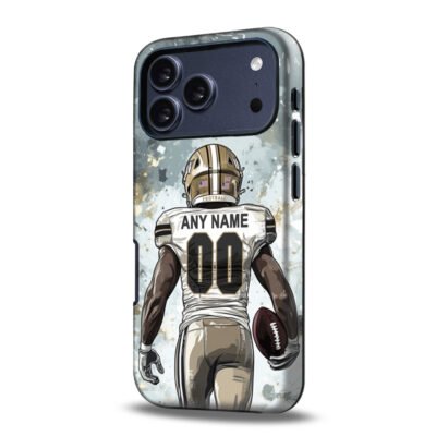 Custom Collge Football Phone Case for iPhone - Personalized Your Name and Number - Texas Design