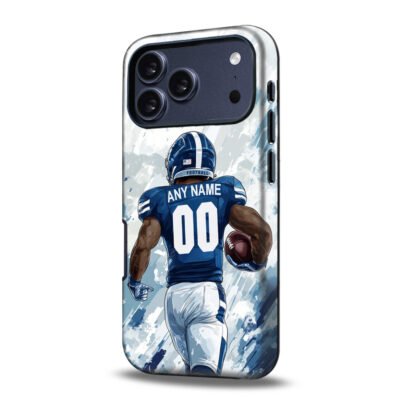 Custom Collge Football Phone Case for iPhone - Personalized Your Name and Number - Utah Design