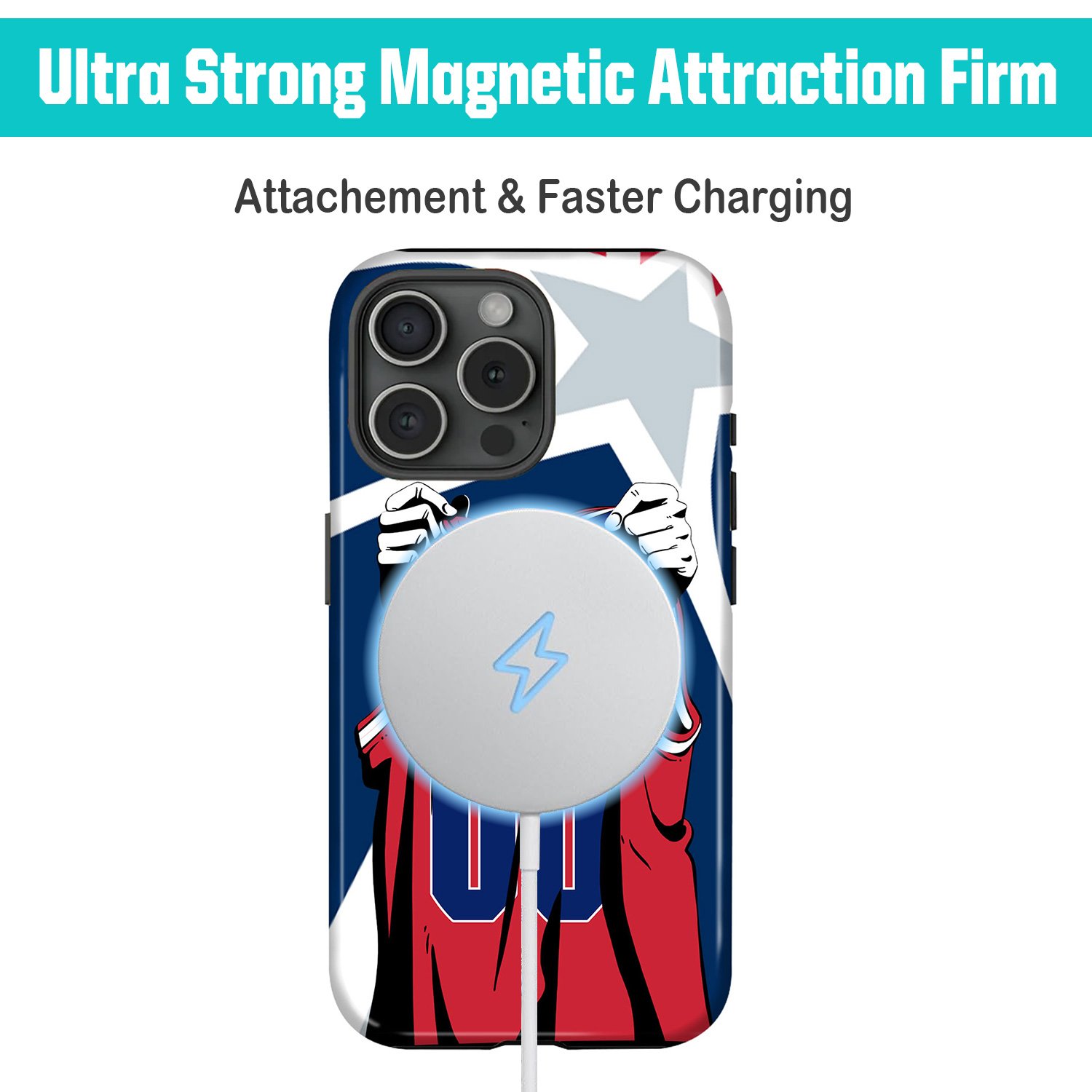 Custom Basketball Phone Case for iPhone , Heavy Duty ( Washington ) - Image 5