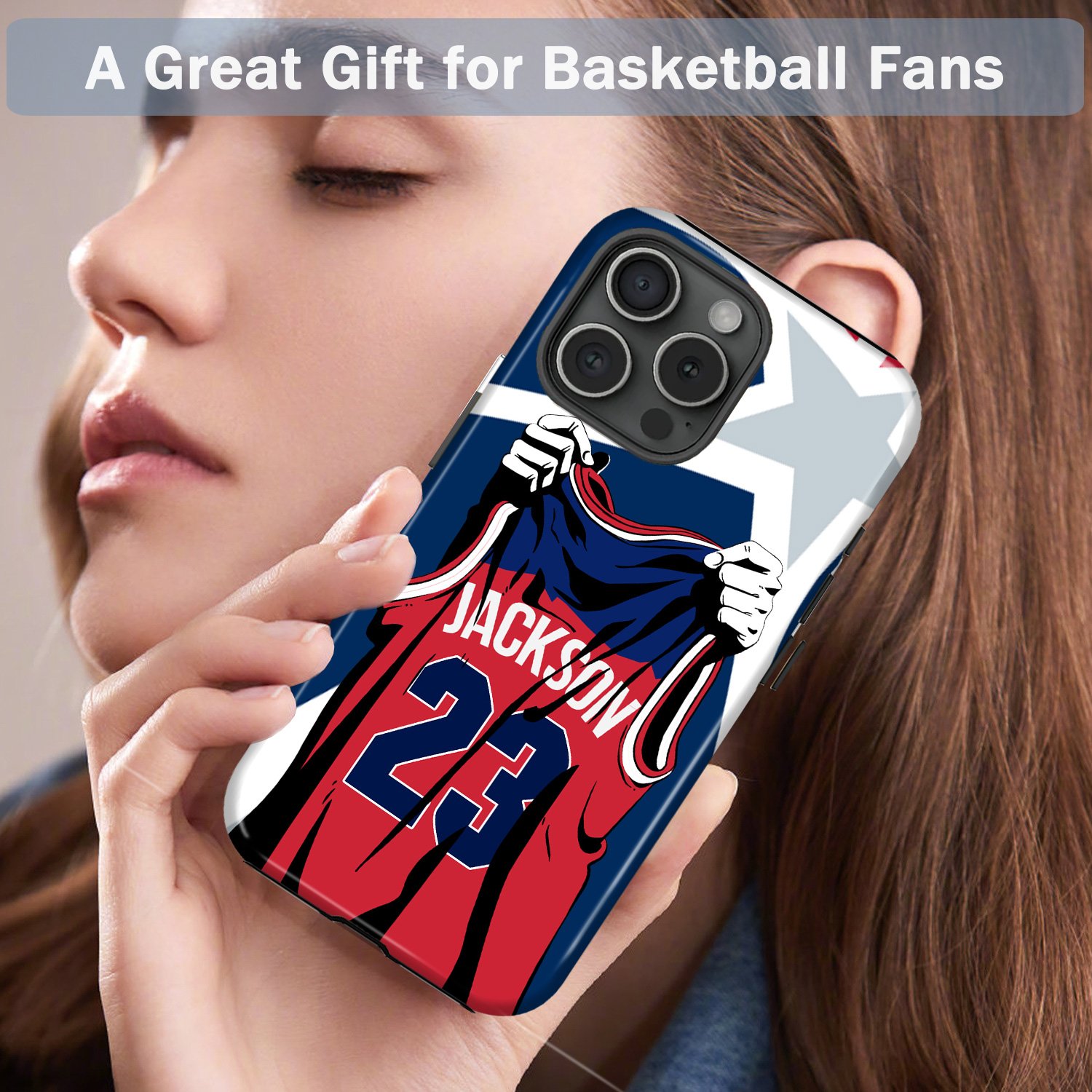 Custom Basketball Phone Case for iPhone , Heavy Duty ( Washington ) - Image 6