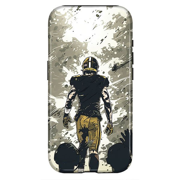 Custom Football Phone Case for iPhone - Personalized Your Name and Number - New Orleans Design - Image 4