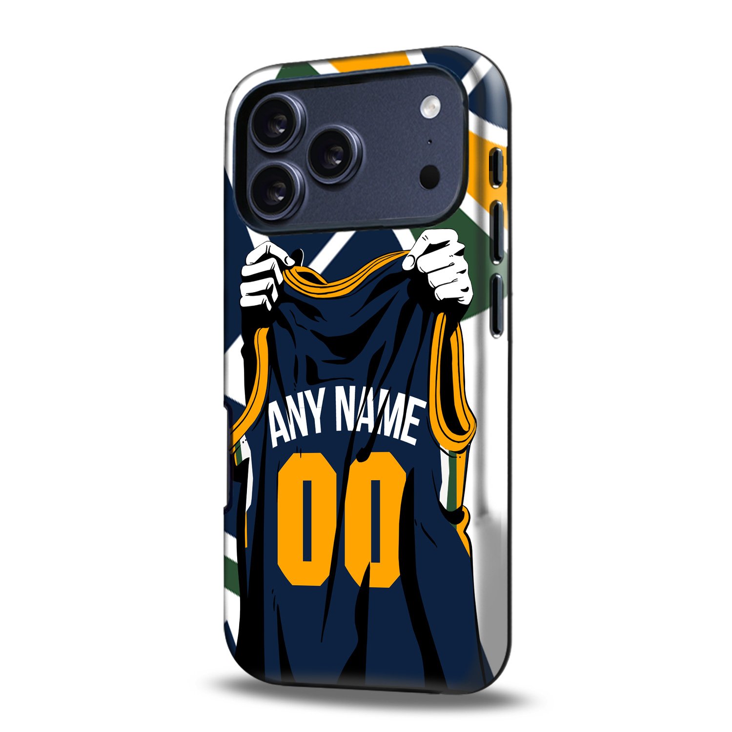 Custom Basketball Phone Case for iPhone - Personalized Your Name and Number - Utah